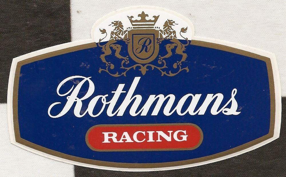 Rothmans Logo - ROTHMANS RACING LOGO PORSCHE LE MANS 956 962 ORIGINAL PERIOD STICKER ...