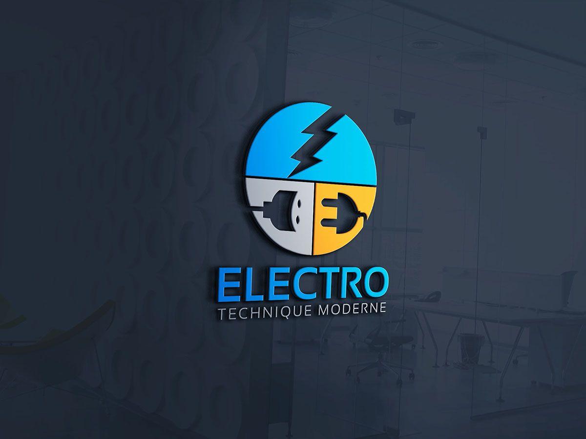 Electro Logo - Elegant, Serious, Electrician Logo Design for Electro Technique