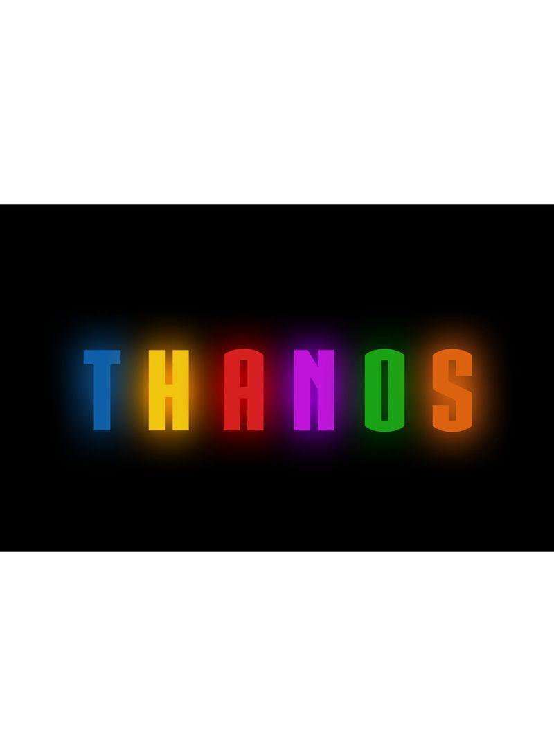 Thanos Logo - Shop CanvasJet Thanos Logo Wall Art Canvas Print Multicolour 50x31x3.5 cm  online in Dubai, Abu Dhabi and all UAE