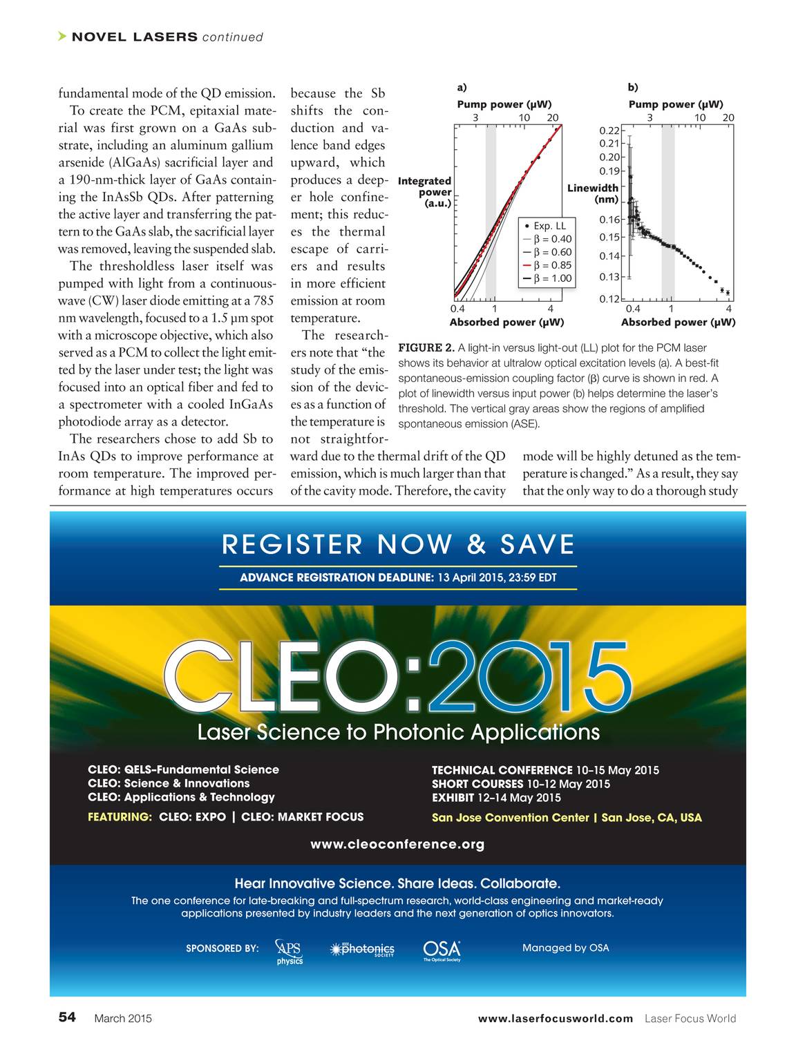 Asc3d Logo - Laser Focus World - March 2015 - page 55