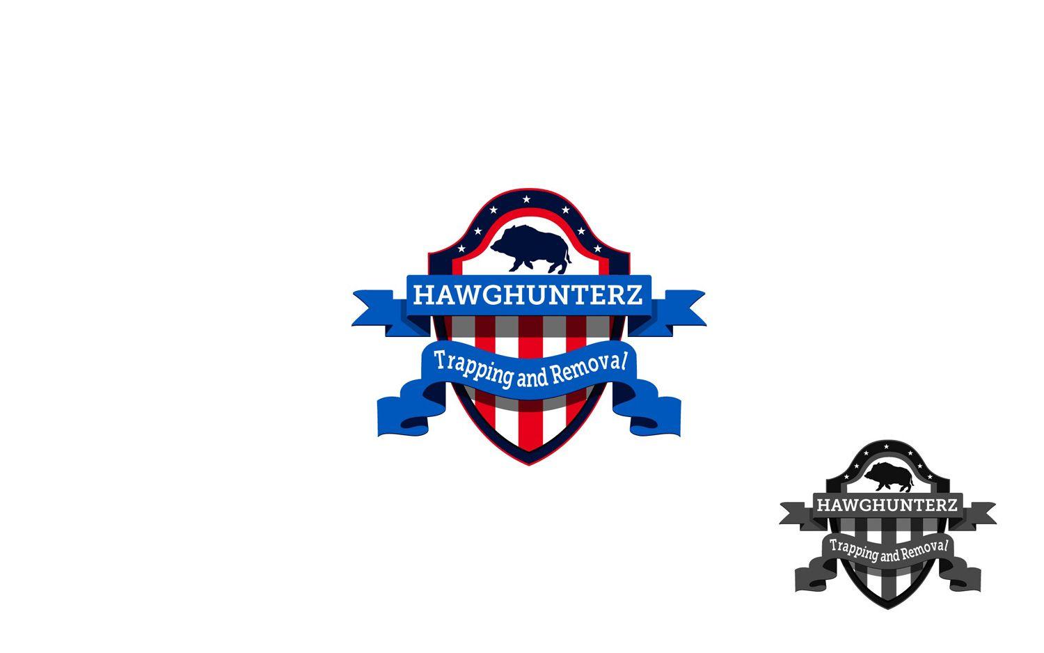 Trapping Logo - Masculine, Bold, Hunting Logo Design for Hawghunterz Trapping