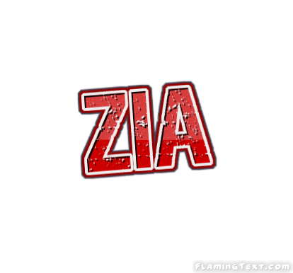 Zia Logo - Zia Logo. Free Name Design Tool from Flaming Text