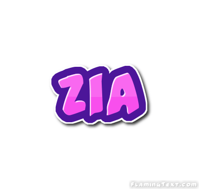 Zia Logo - Zia Logo. Free Name Design Tool from Flaming Text