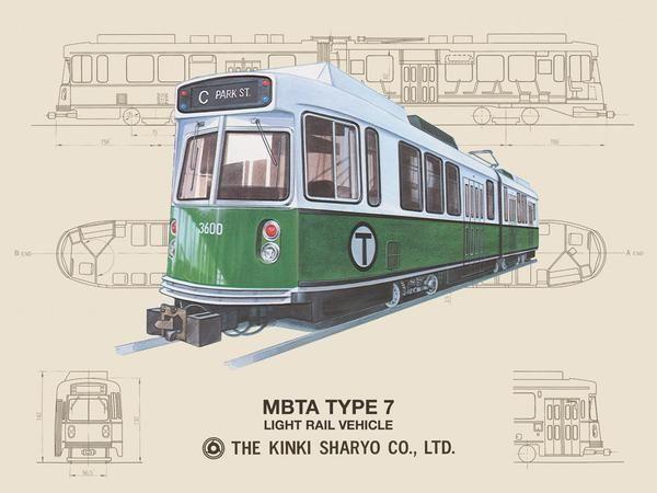 Kinkisharyo Logo - Kinki Sharyo MBTA Type 7 LRV