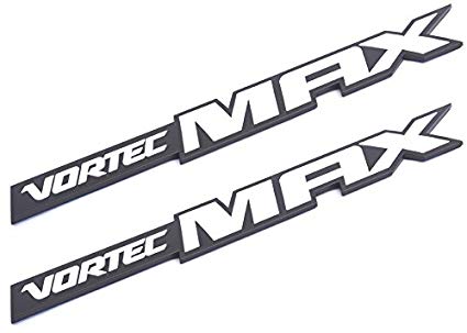 Vortec Logo - Aimoll 2pcs Vortec Max Door Emblem Logo, Badge Plate Band Decal For Chevrolet 06 09 Silverado Sierra SS 6.0 Gm Truck 6.0 Liter (White)