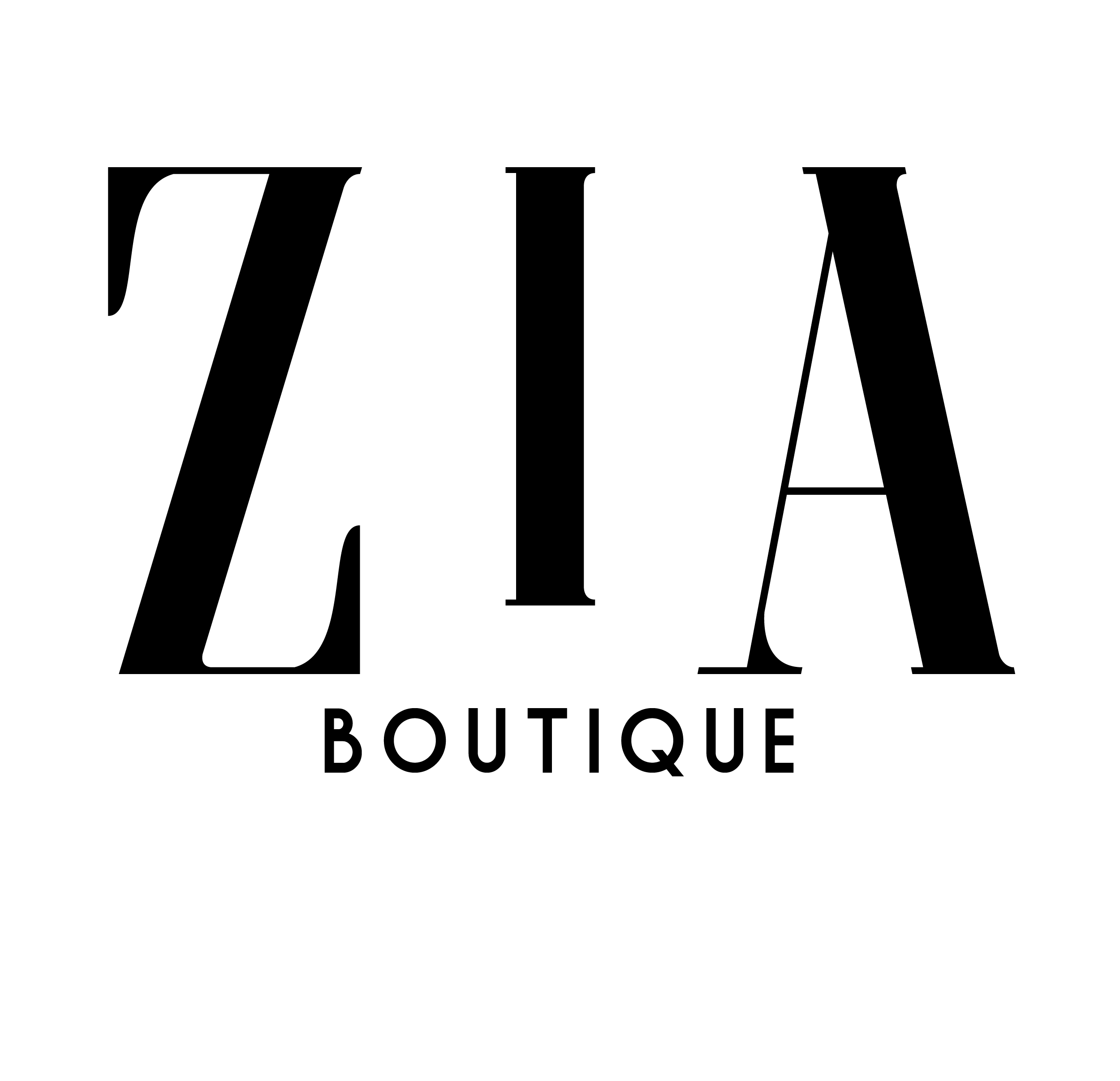 Zia Logo - ZIA Logo Black Font Transparent (1) – Shop the Forum