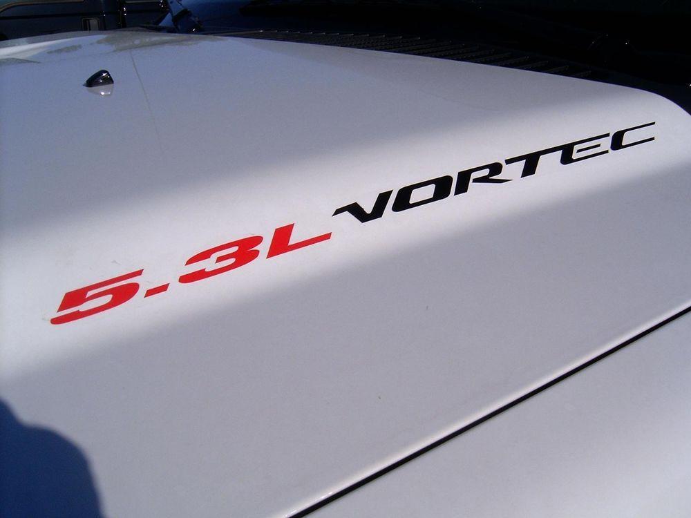 Vortec Logo - sets 5.3L Chevrolet VORTEC Hood sticker decals emblem Chevy Silverado GMC Sierra Avalanche