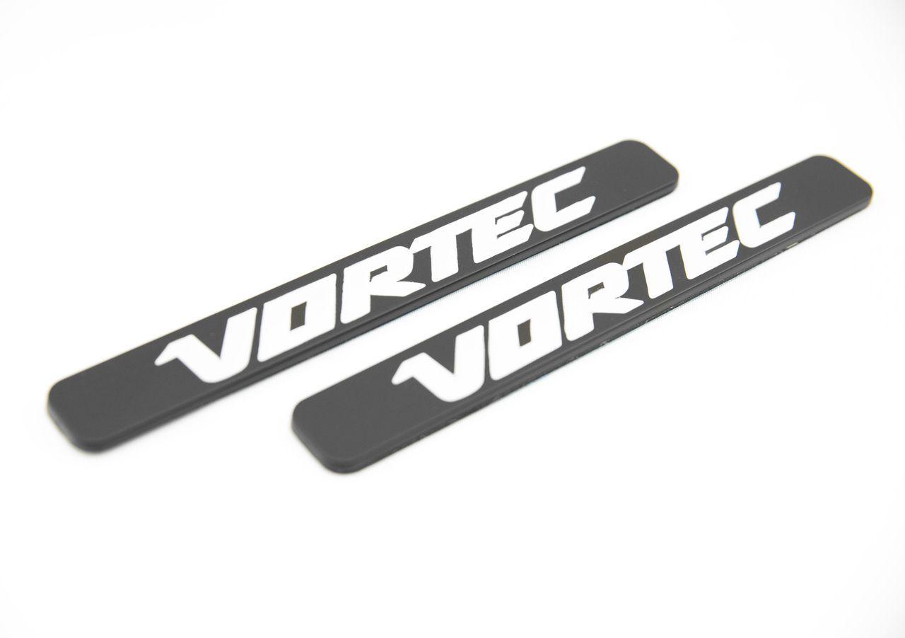 Vortec Logo - 2 NEW SILVERADO SIERRA GM MATTE BLACK AND WHITE VORTEC 5.3L 6.0L 8.1L  EMBLEMS