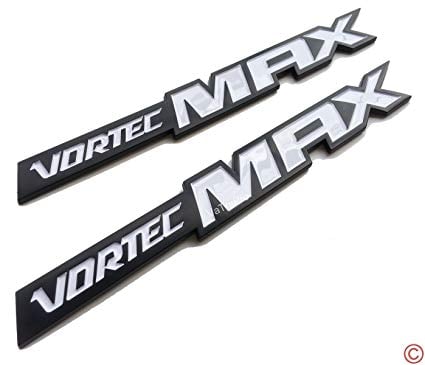 Vortec Logo - zorratin 2(pair) [White+Black] Vortec Max Door Emblem Logo Badge Plate Band  Decal for Chevrolet 06-09 Silverado Sierra SS 6.0 Gm Truck 6.0 Liter