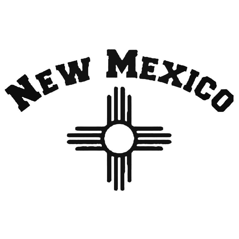 Zia Logo - New Mexico Zia Symbol Arc Decal Sticker