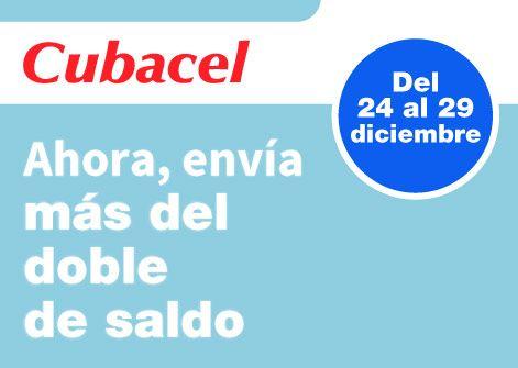 CUBACEL Logo - Con Cubacel, más del doble de saldo del 24 al 29 de diciembre