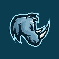 Rhino Logo - 42 Best Rhinos Logos images in 2019 | Rhino logo, Logos, Sports logo