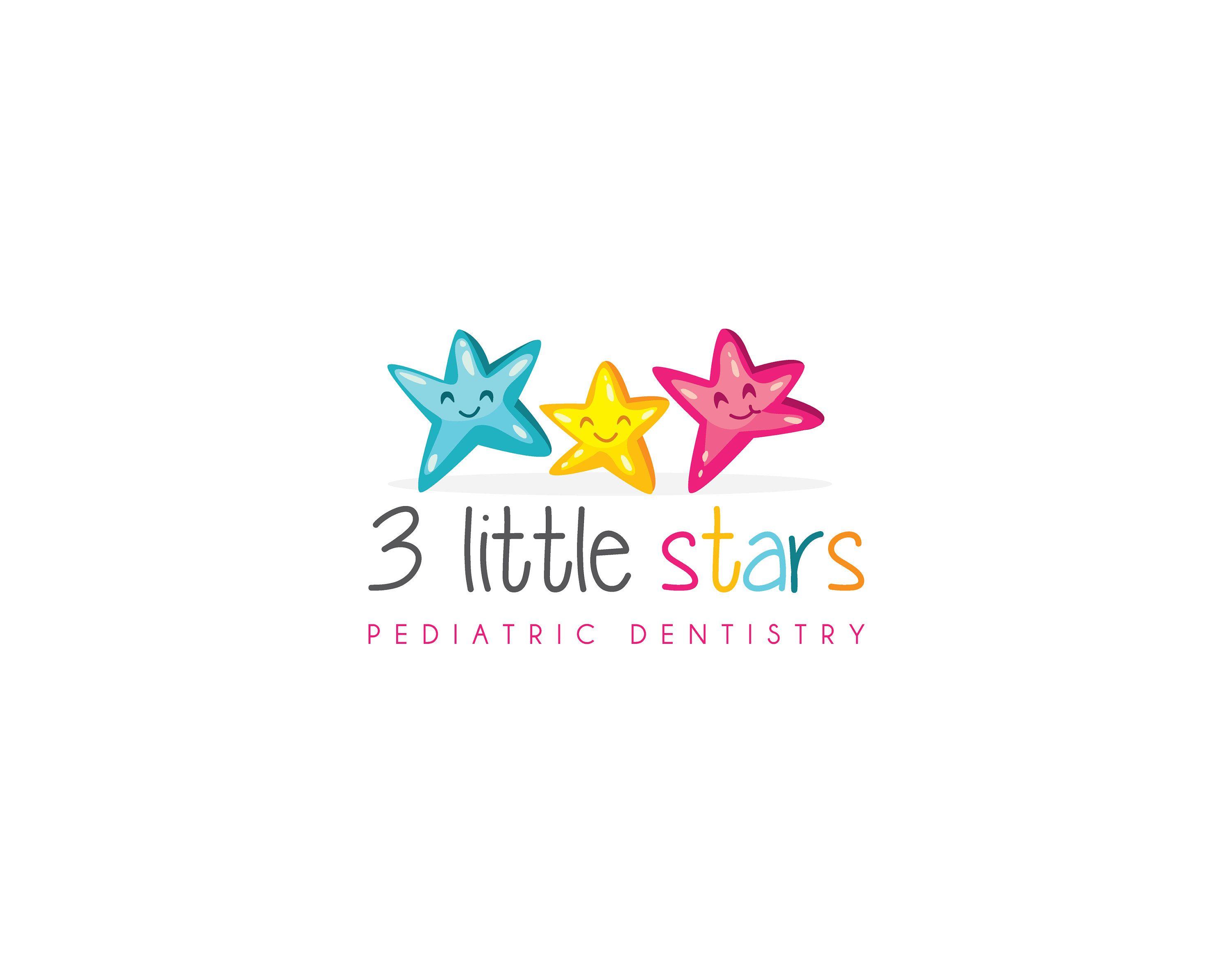 Pediatric Logo - Pediatric Dentistry Logo, Stars Logo, Bright Logo, Premade Logo, Custom  Logo, Graphic Design, Watercolor, Logo, Medical Logo, Cute Logo