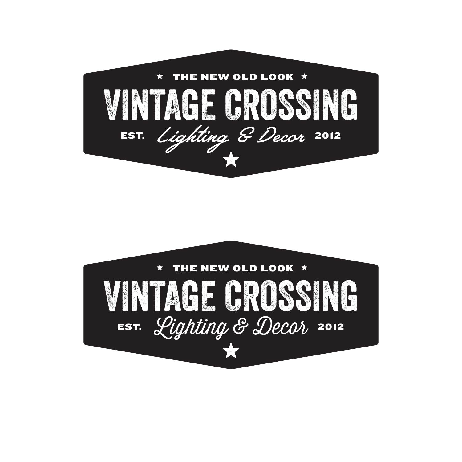 Established Logo - Bold, Traditional Logo Design for Vintage Crossing is the name