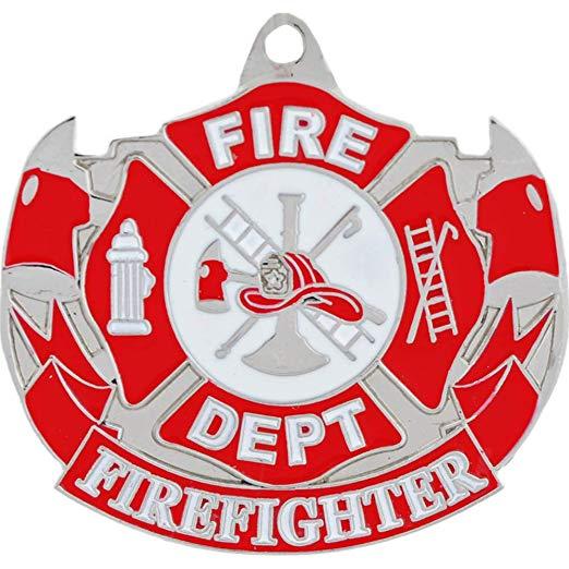 Firemen Logo - Fire Department Key Ring Fire Dept Logo Key Chain, Gifts for Firemen  Forewomen