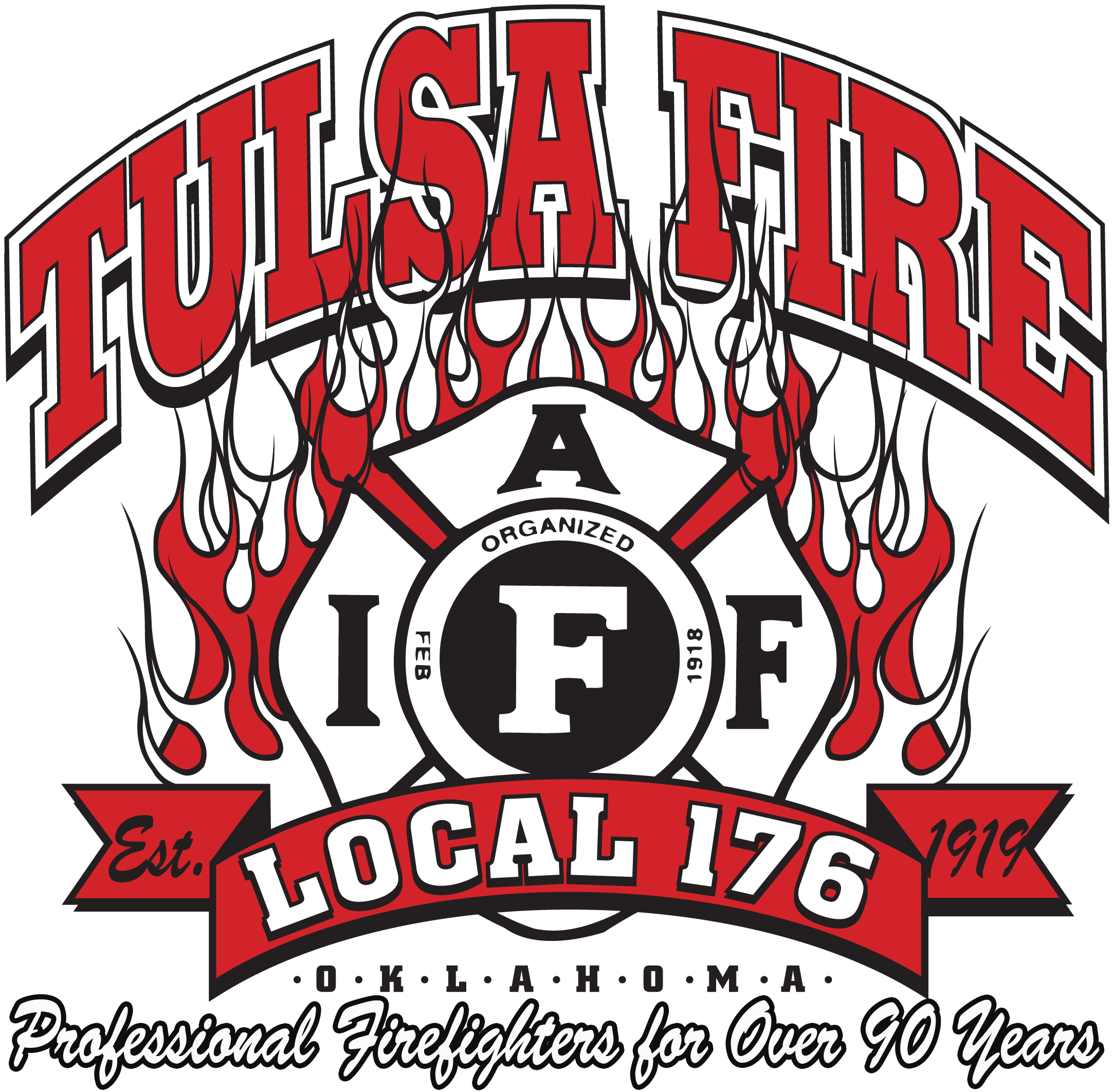 Firemen Logo - TULSA FIRE FIGHTERS