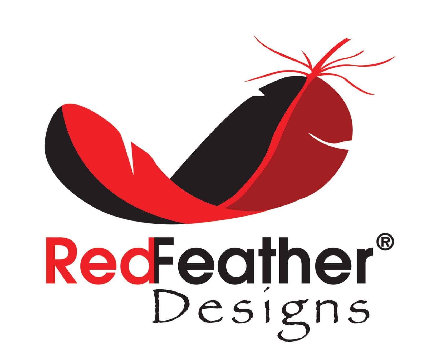 Red Feather Logo - red feather logo design of Designers