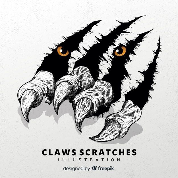 Claw Logo - Tiger claw scratches illustration Vector