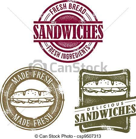 Sandwich Logo - sandwich shop logo ideas | DiBellas Subs Inspiration | Sandwich menu ...