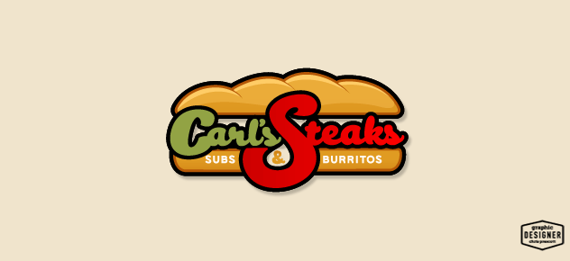 Sandwich Logo - Sandwich logo • Carl's Steaks • Graphic Designer Chris Prescott