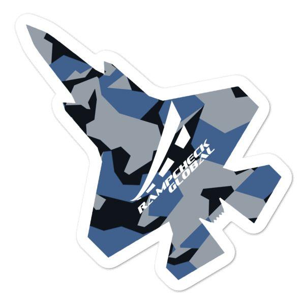 F-35 Logo - Splinter Camo Edition F 35 Logo Sticker