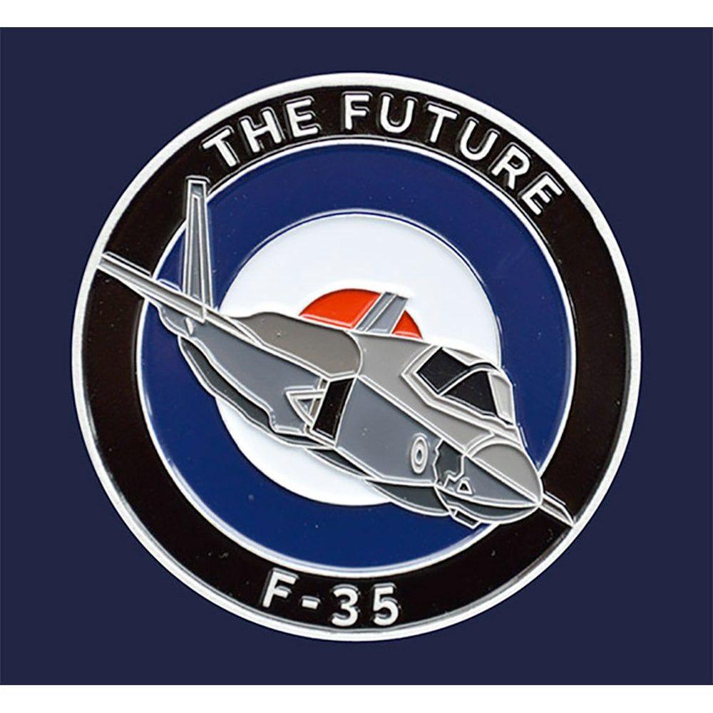 F-35 Logo - RAF 100 F-35 / Typhoon Coin Medallion