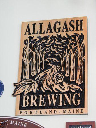 Allagash Logo - The wood cut logo - Picture of Allagash Brewery, Portland - TripAdvisor