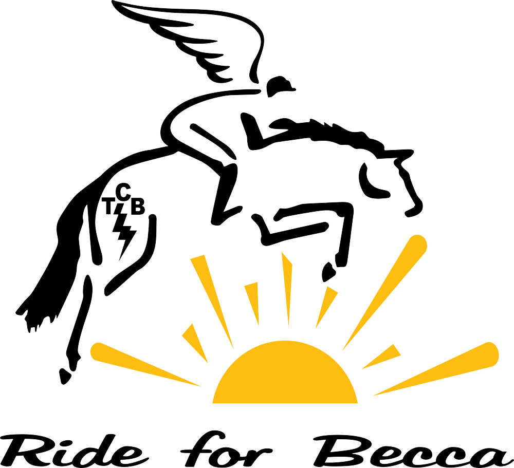 Becca Logo - Ride For Becca Car Decal
