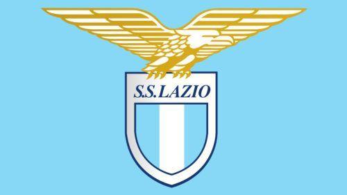 Lazio Logo - On the 1998 Lazio logo, the golden eagle with its wings spread is