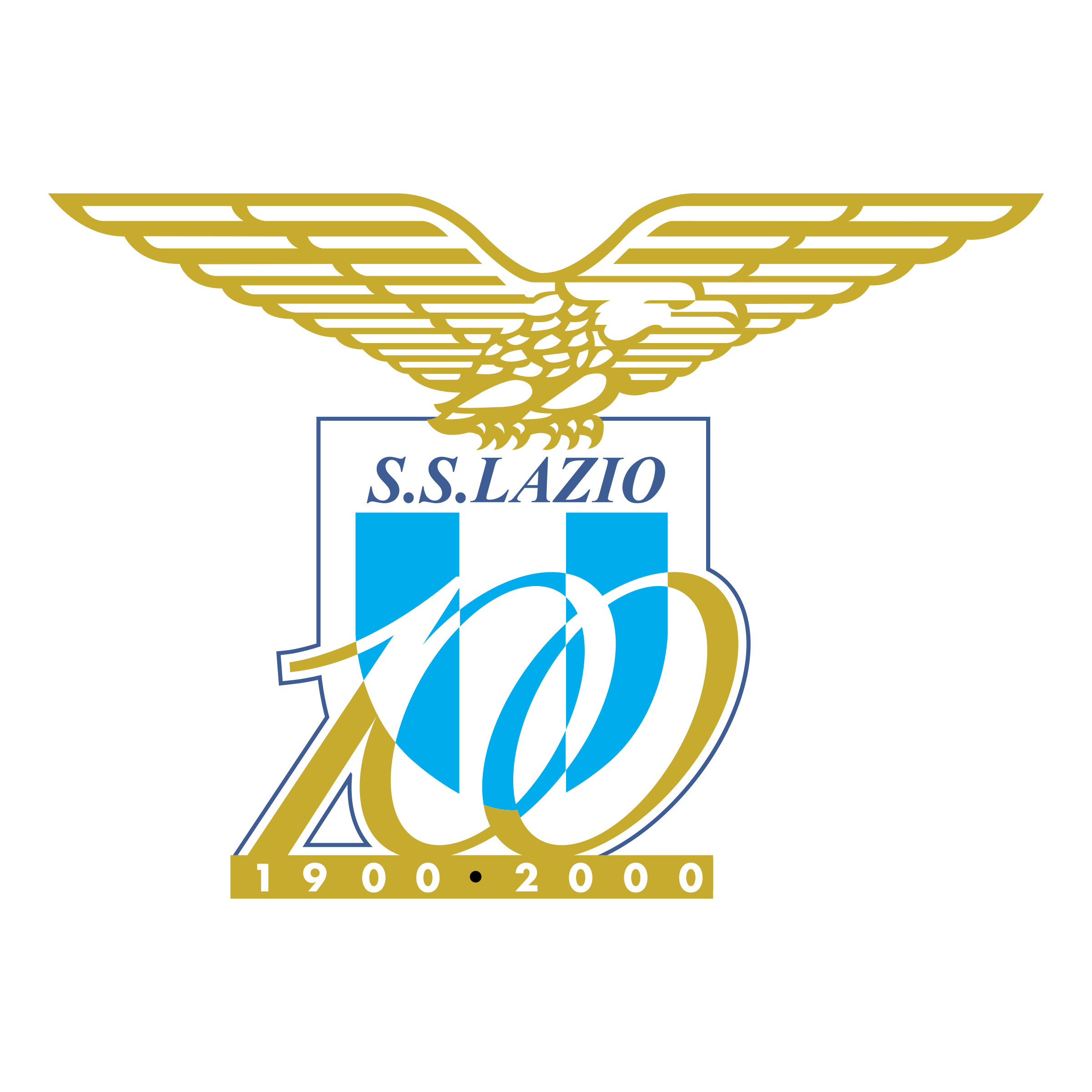 Lazio Logo - Lazio 100 Years Logo PNG Transparent & SVG Vector - Freebie Supply
