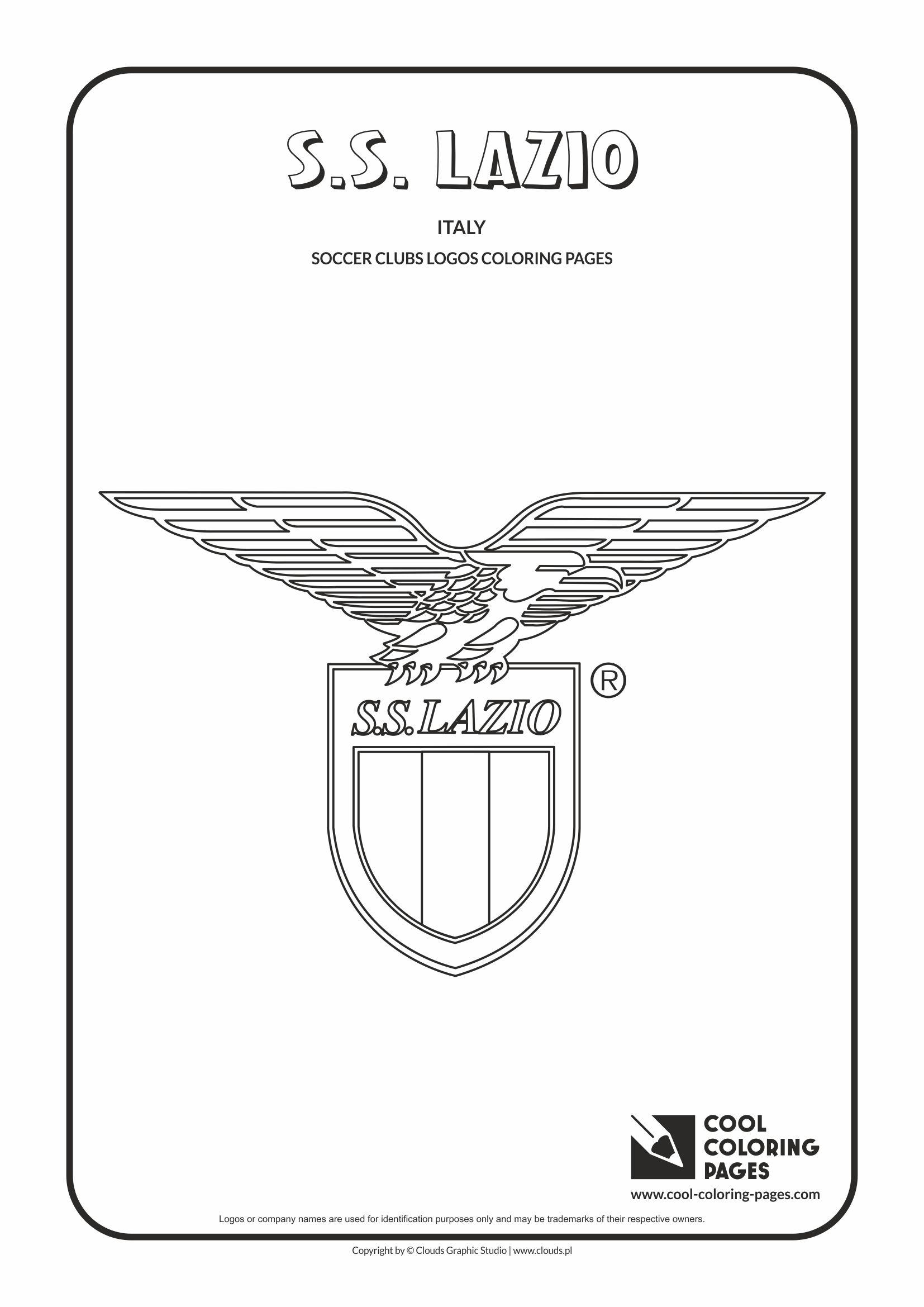 Lazio Logo - Cool Coloring Pages S.S. Lazio logo coloring page - Cool Coloring ...