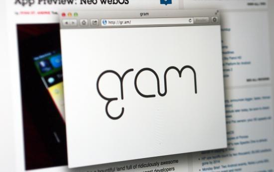 Gram Logo - Gram website transforms from nonchalant redirect to inscrutable logo