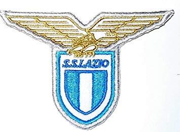 Lazio Logo - Lazio Rom Sew Iron on Patch Embroidered Logo Badge: Amazon.co.uk ...