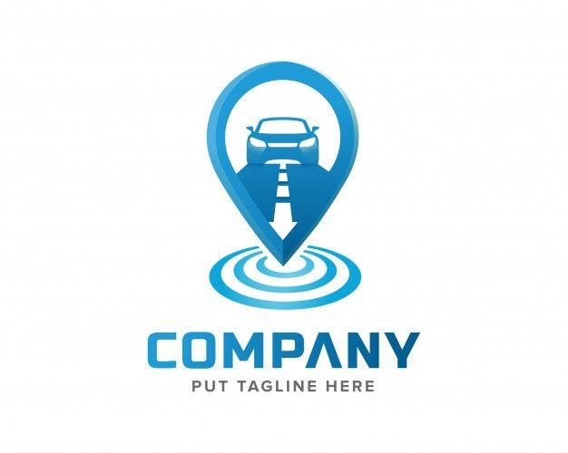 Tracking Logo - Creative template signal tracking and car logo design Vector