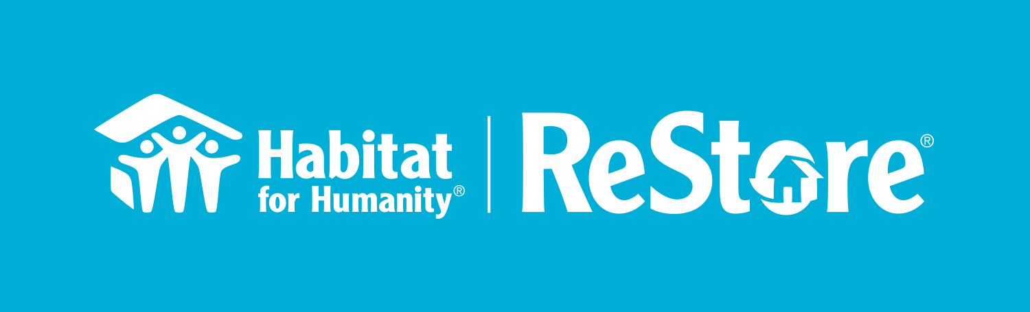 Restore Logo - Habitat Restore Logo White Text Blue Background