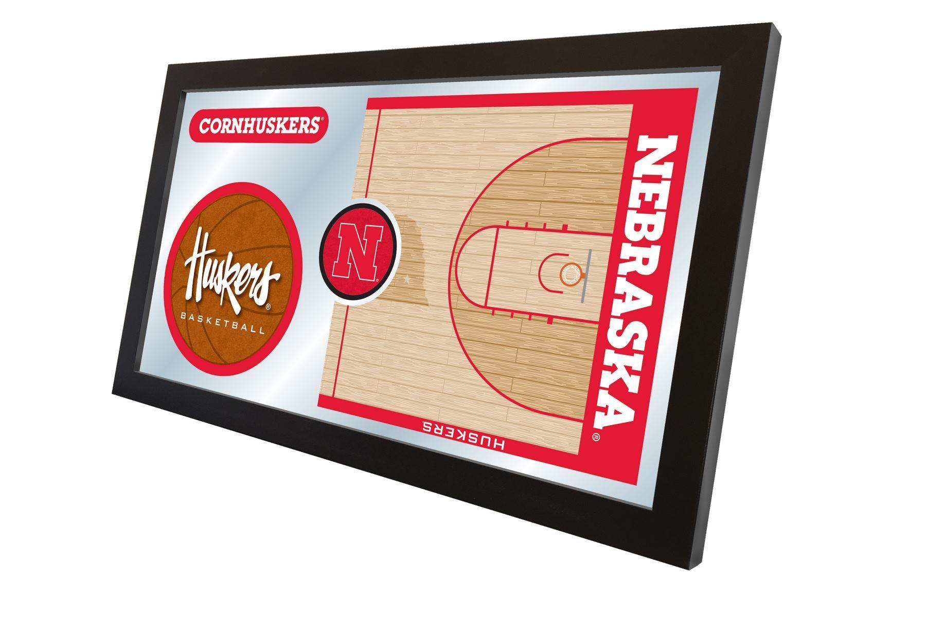 Cornhuskers Logo - University of Nebraska-Lincoln Basketball Mirror - Cornhuskers Logo Default  Title