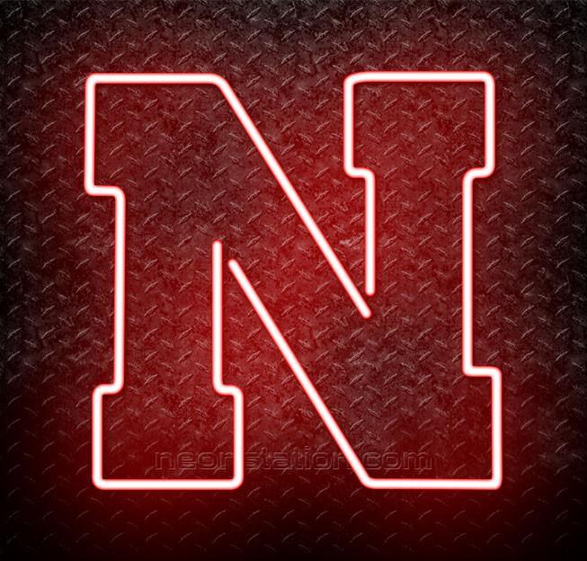 Cornhuskers Logo - NCAA Nebraska Cornhuskers Logo Neon Sign