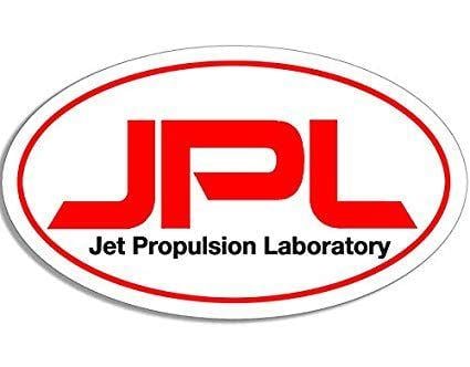 JPL Logo - American Vinyl Oval JPL Sticker Logo NASA Caltech