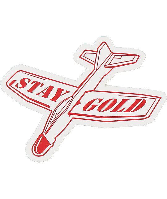 Glider Logo - Benny Gold Glider Sticker
