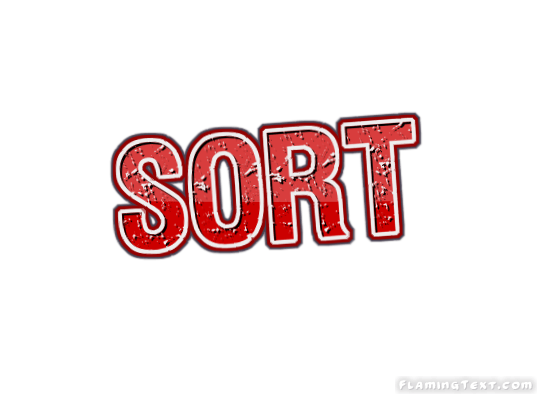 Sort Logo - sort Logo. Free Logo Design Tool from Flaming Text