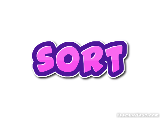 Sort Logo - sort Logo | Free Logo Design Tool from Flaming Text