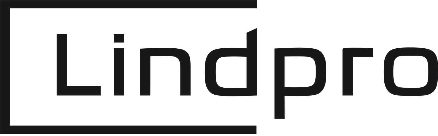 Sort Logo - Presse - Lindpro
