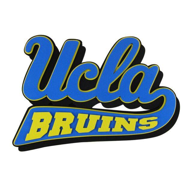 Foam Logo - UCLA Bruins University of California Los Angeles Fan Foam 3d Logo Sign Wall  Art
