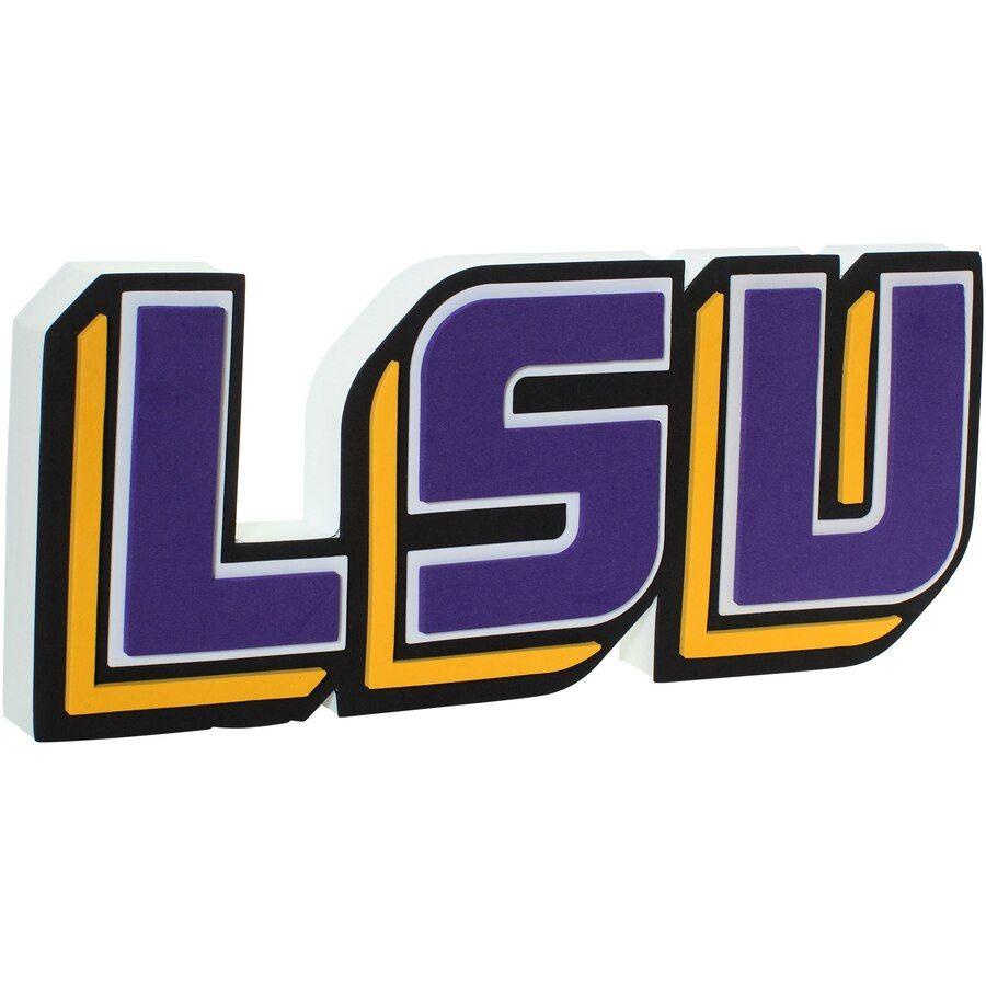Foam Logo - LSU Tigers 3D Foam Logo Sign
