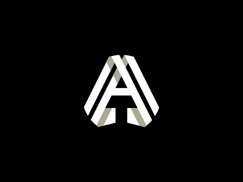 At Logo - A T | My logos and illustrations | Logos, Logos design, Furniture logo