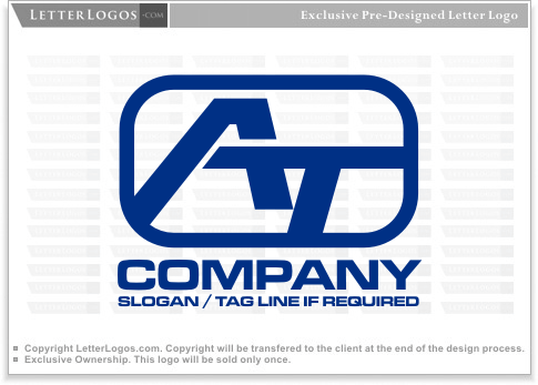 At Logo - Blue AT Logo ( letter-a-logo25 )