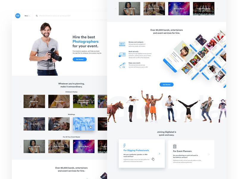 GigSalad Logo - GigSalad.com Homepage by Jeremiah Chaney | Dribbble | Dribbble