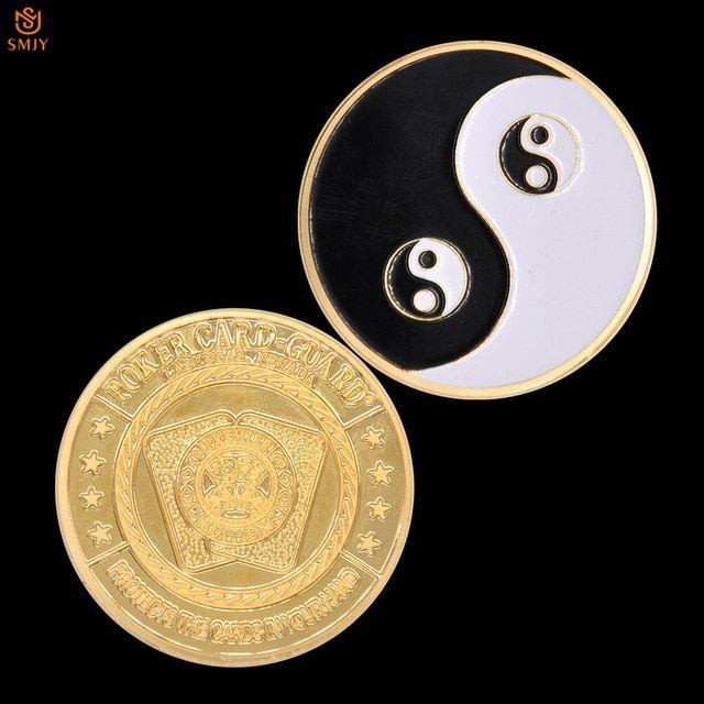 Taoist Logo - US $2.81 28% OFF|Hot Chip Souvenir China Taiji Gossip Black and White  Picture Taoist Logo Poker Card Guard Metal Token Coin Collection And  Gift-in ...