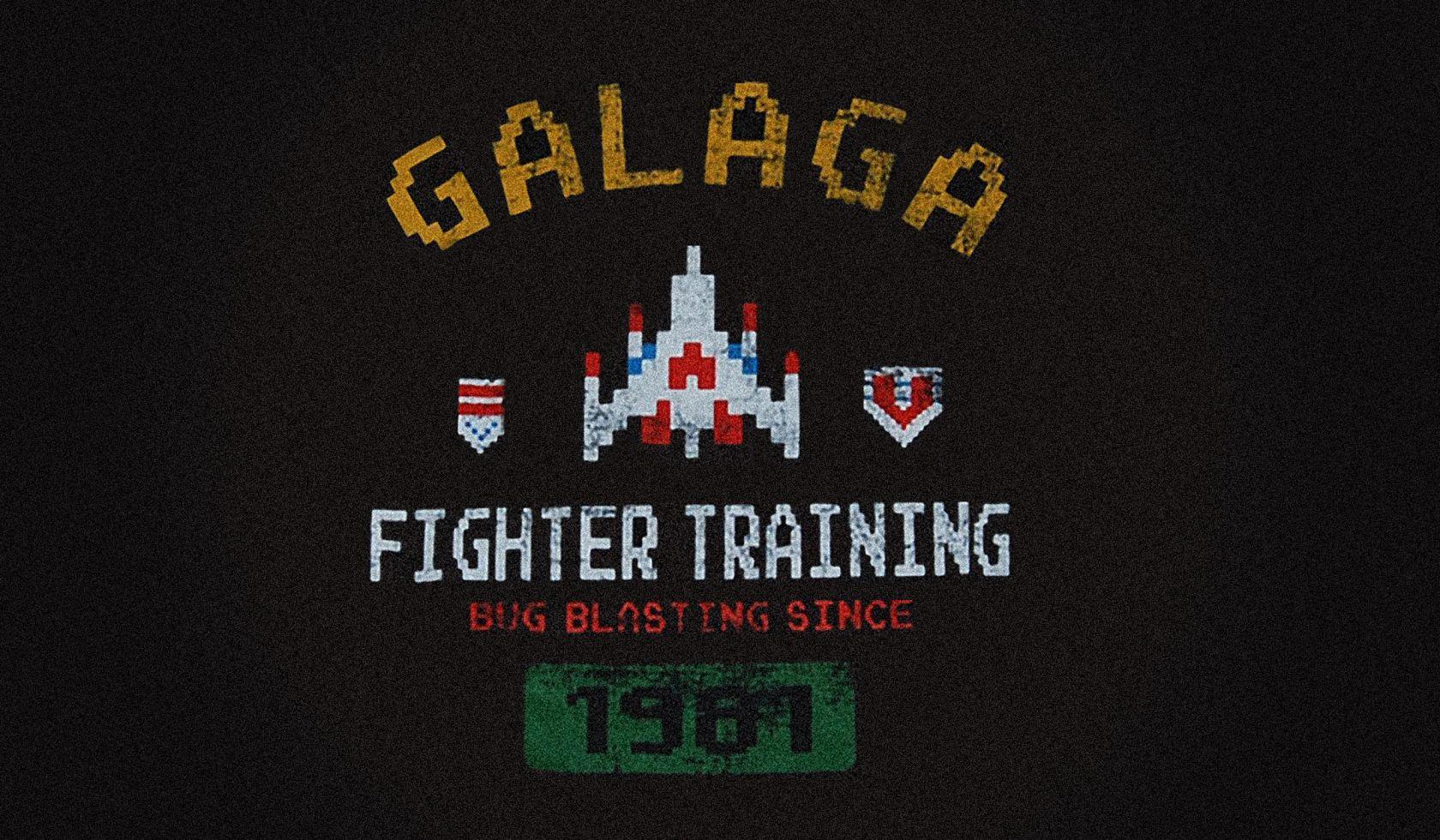 Galaga Logo - Every Mission is a Suicide Mission