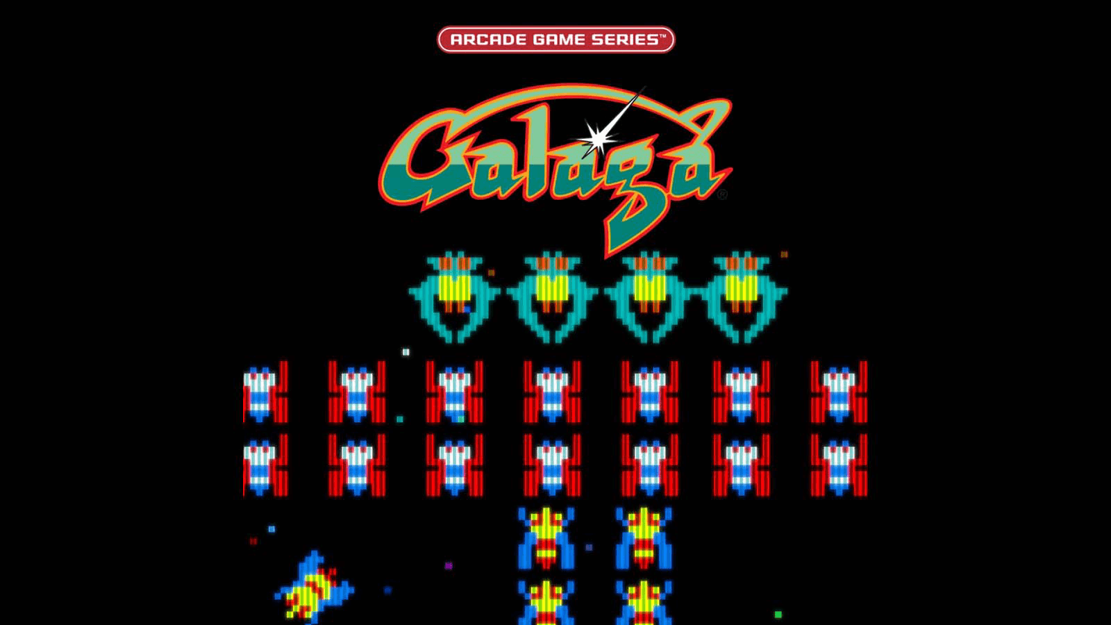 Galaga Logo - SYFY Arcade classic Galaga is about to become an animated series
